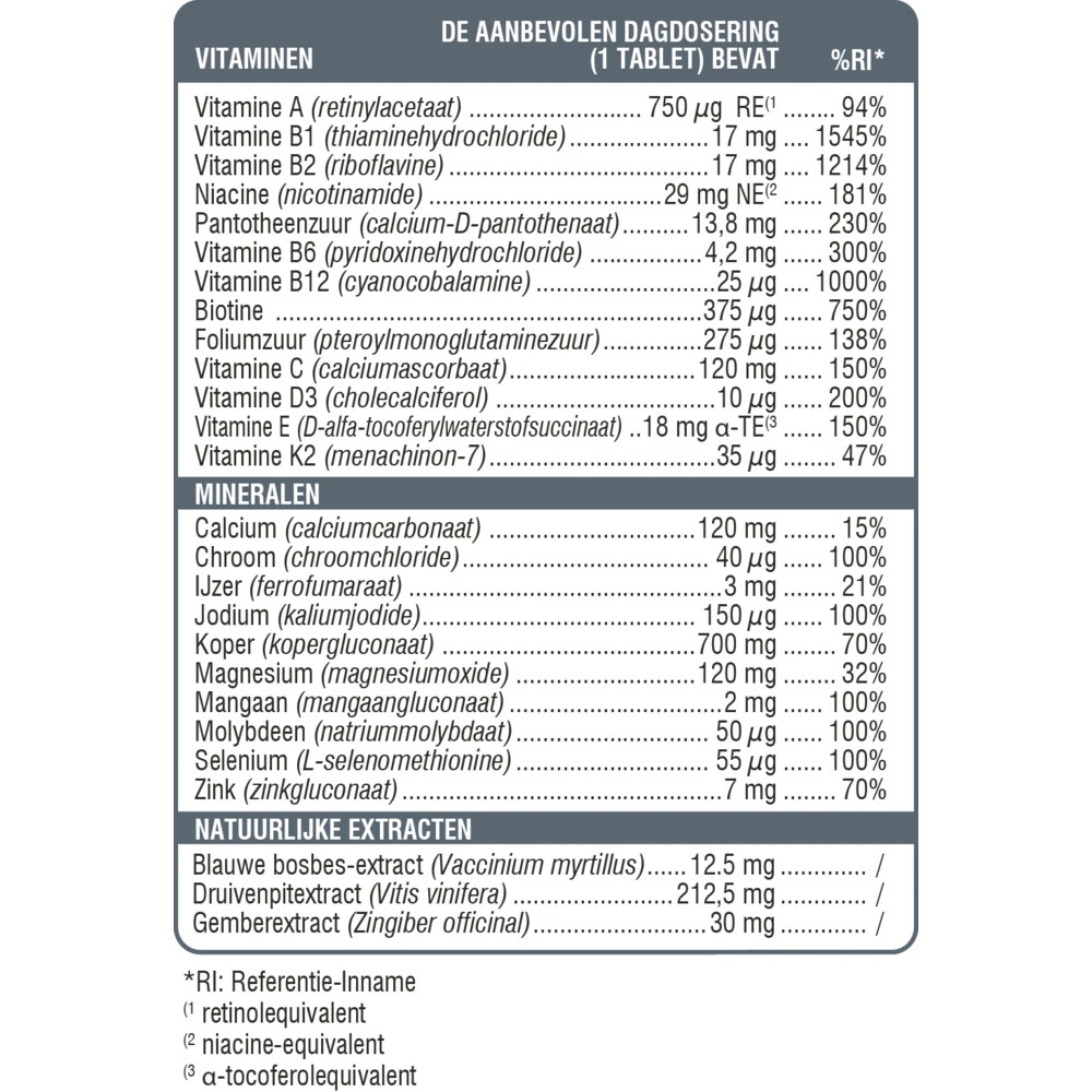 6x Swisse Multivitaminen Man 3 6x Swisse Multivitaminen Man - Afbeelding 3