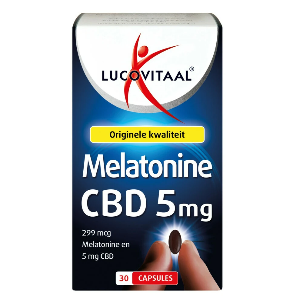 Lucovitaal Melatonine CBD 5mg 1 Lucovitaal Melatonine CBD 5mg