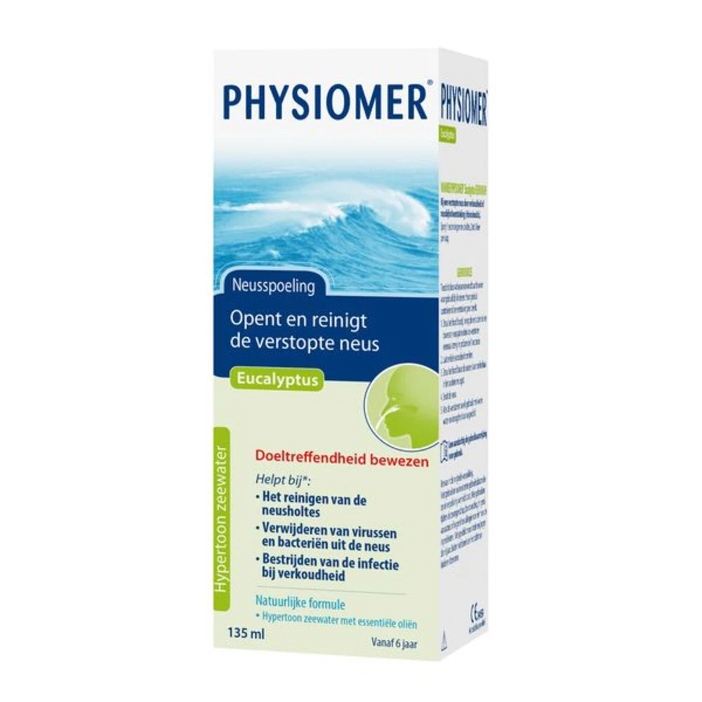 Physiomer Neusspoeling Eucalyptus 2 Physiomer Neusspoeling Eucalyptus - Afbeelding 2