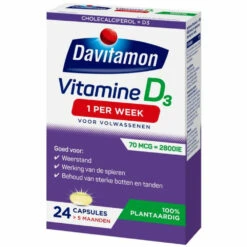 Davitamon Davitamon Vitamine D 1 Per Week 100% Plantaardig 5 Davitamon Davitamon Vitamine D 1 Per Week 100% Plantaardig -Gezondheidsproducten Winkel 1008735 3