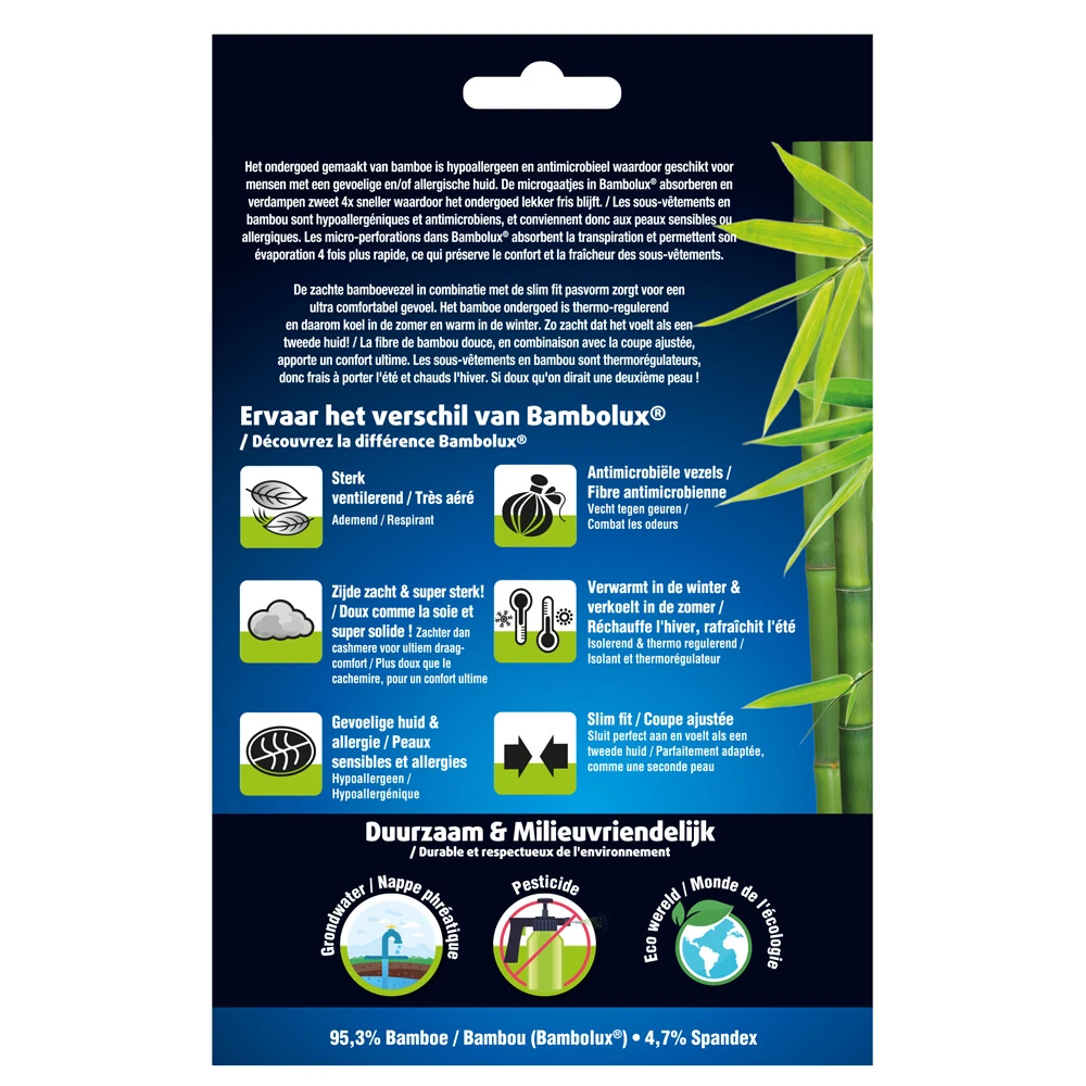 Lucovitaal Bamboe Boxershort Maat S 2 Lucovitaal Bamboe Boxershort Maat S - Afbeelding 2