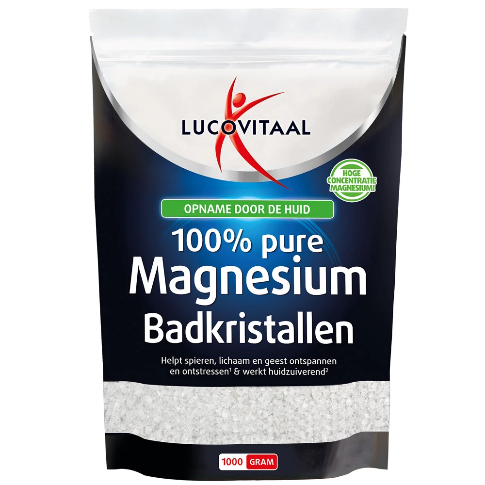 3x Lucovitaal Magnesium Badkristallen 1 3x Lucovitaal Magnesium Badkristallen