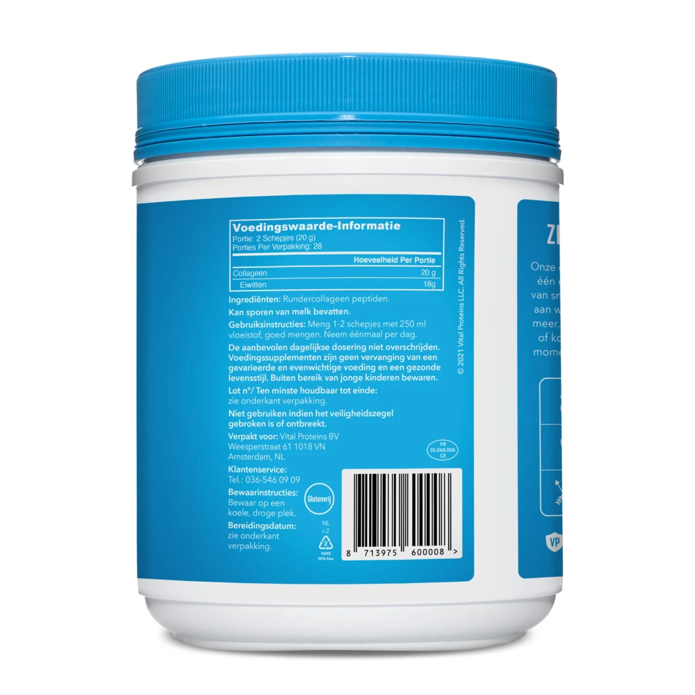 6x Vital Proteins Collageen Peptiden 3 6x Vital Proteins Collageen Peptiden - Afbeelding 3