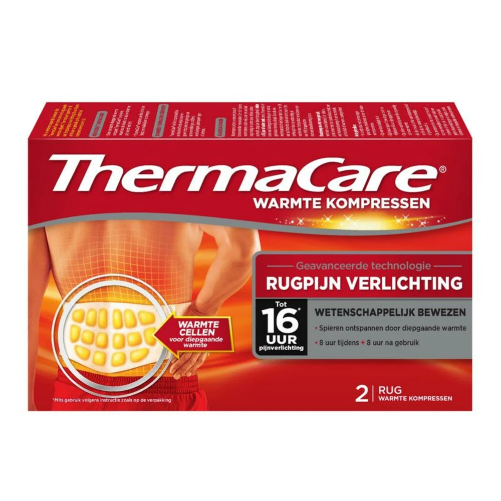 2x Thermacare Rugpijnen 1 2x Thermacare Rugpijnen
