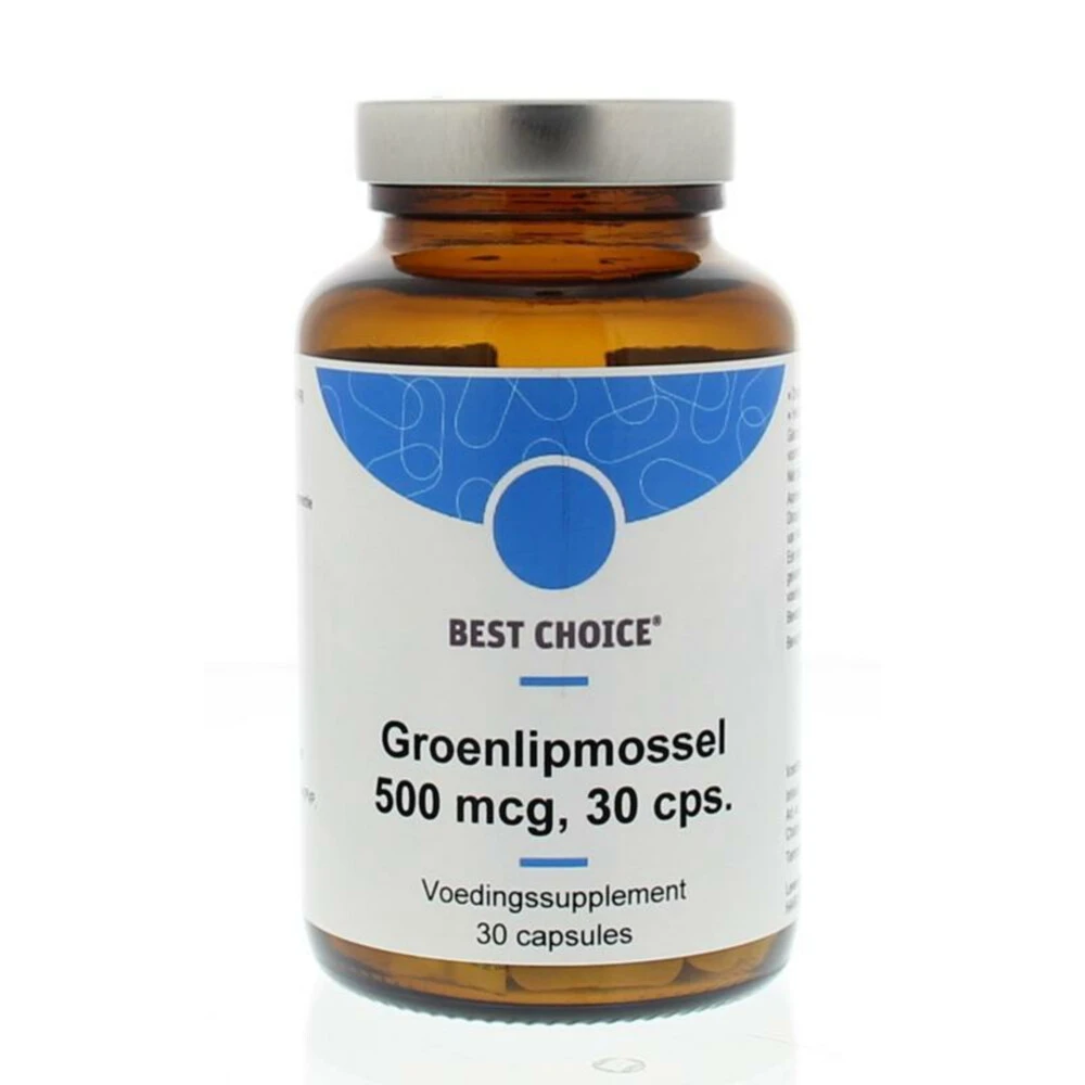 TS Choice Groenlipmossel 500 Mg 1 TS Choice Groenlipmossel 500 Mg