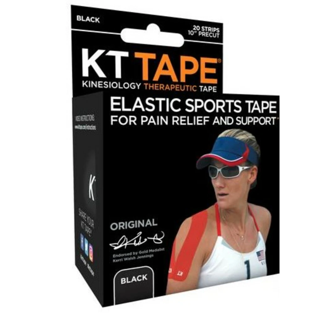 KT Tape Original Strips Zwart 1 KT Tape Original Strips Zwart
