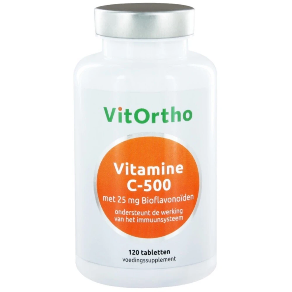 Vitortho Vitamine C500 25 Mg Bioflavonen 1 Vitortho Vitamine C500 25 Mg Bioflavonen