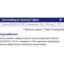 Vitakruid Vitamine K2 100 Mcg 8 Vitakruid Vitamine K2 100 Mcg -Gezondheidsproducten Winkel 1023938 4