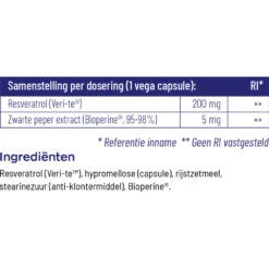 Vitakruid Resveratrol 200 Mg 9 Vitakruid Resveratrol 200 Mg -Gezondheidsproducten Winkel 1023954 5