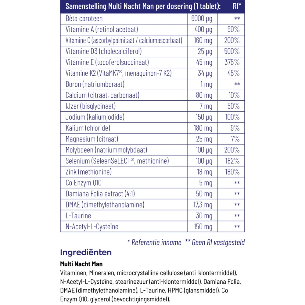 Vitakruid Multi Nacht Man 4 Vitakruid Multi Nacht Man - Afbeelding 4