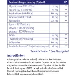 Vitakruid Glutazyme Enzymen 9 Vitakruid Glutazyme Enzymen -Gezondheidsproducten Winkel 1023997 4