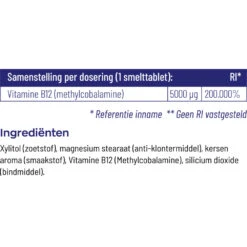 Vitakruid B12 Methylco 5000 Mcg 8 Vitakruid B12 Methylco 5000 Mcg -Gezondheidsproducten Winkel 1024010 4