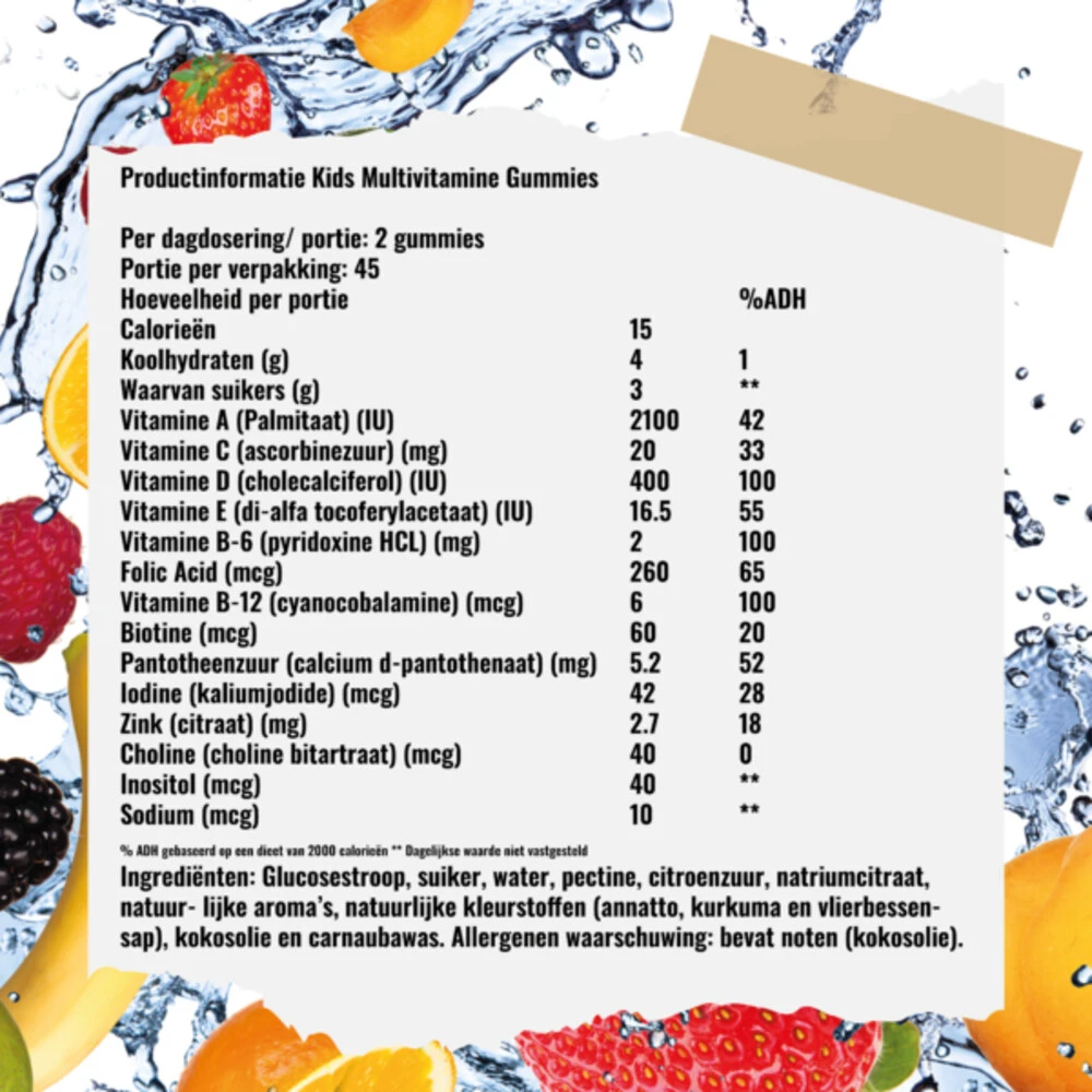 Fitshape MultiVitamine Kind Gummies 2 Fitshape MultiVitamine Kind Gummies - Afbeelding 2
