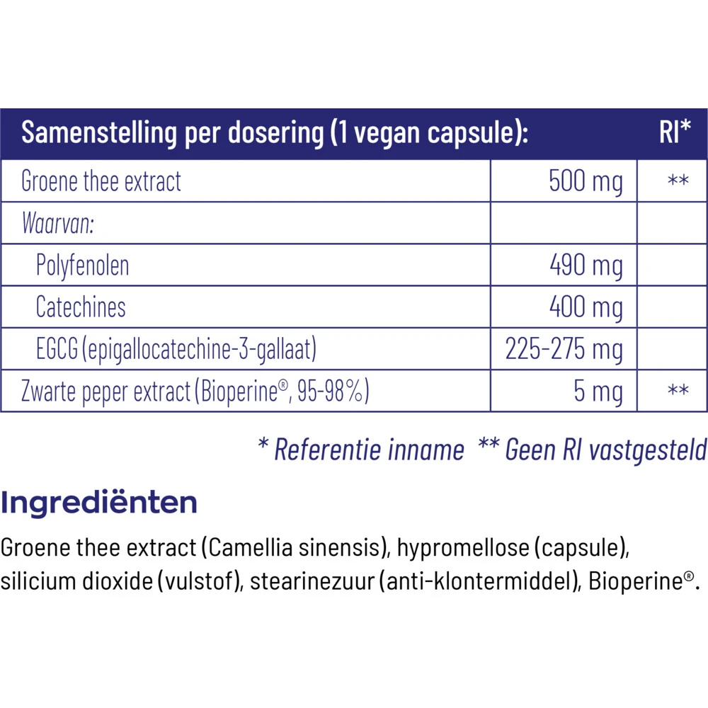 Vitakruid Groene Thee & Bioperine 5 Vitakruid Groene Thee & Bioperine - Afbeelding 5