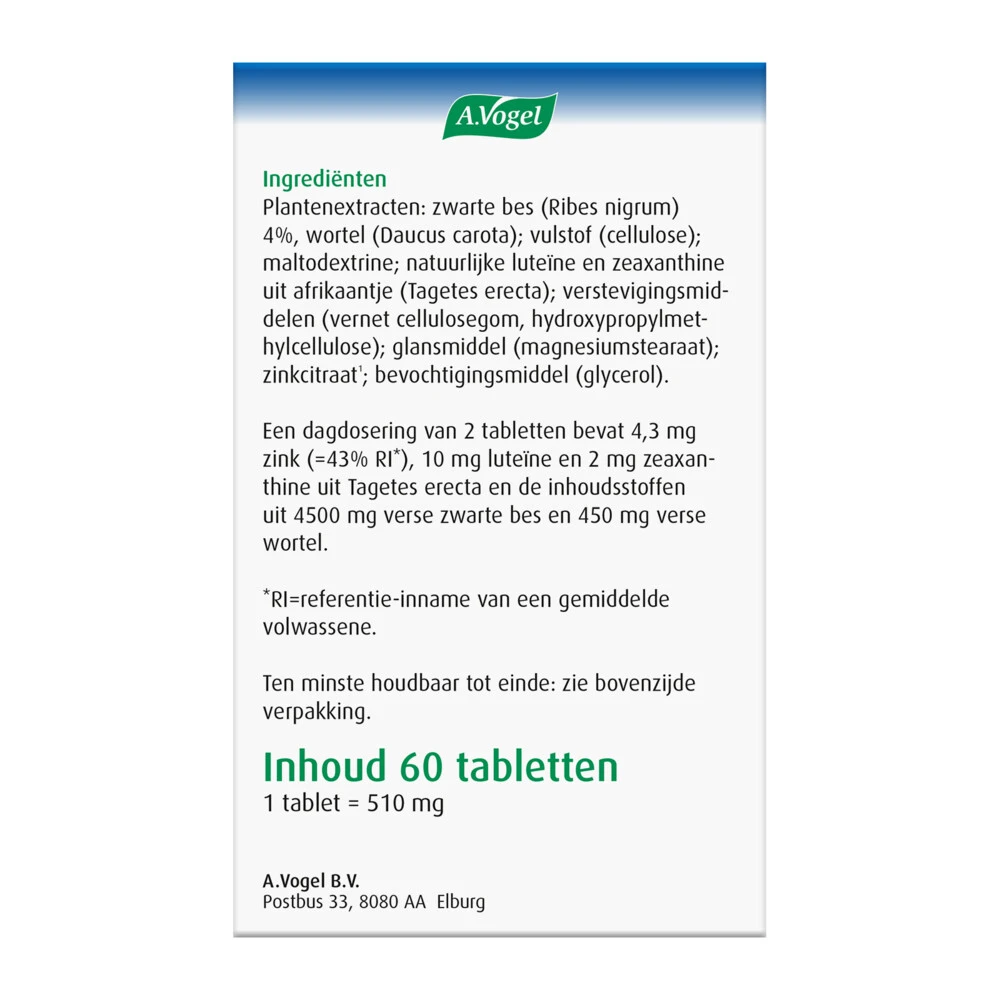 A.Vogel Oogtabletten 5 A.Vogel Oogtabletten - Afbeelding 5