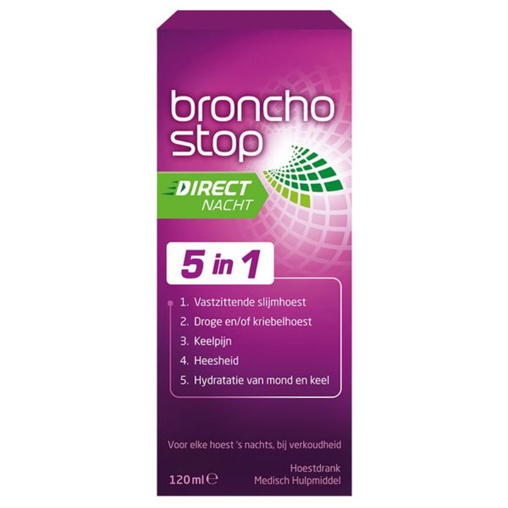 Bronchostop Direct Nacht 5-in-1 2 Bronchostop Direct Nacht 5-in-1 - Afbeelding 2