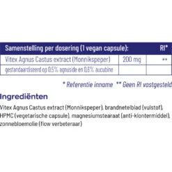 Vitakruid Vitex Agnus Castus 9 Vitakruid Vitex Agnus Castus -Gezondheidsproducten Winkel 1032176 5