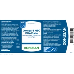 Bonusan Omega 3 MSC DHA Forte 5 Bonusan Omega 3 MSC DHA Forte -Gezondheidsproducten Winkel 1033018 3