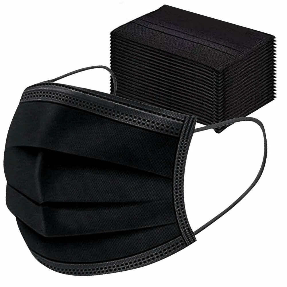 5x IIR Mondkapjes Type 2 - Zwart 3 5x IIR Mondkapjes Type 2 - Zwart - Afbeelding 3