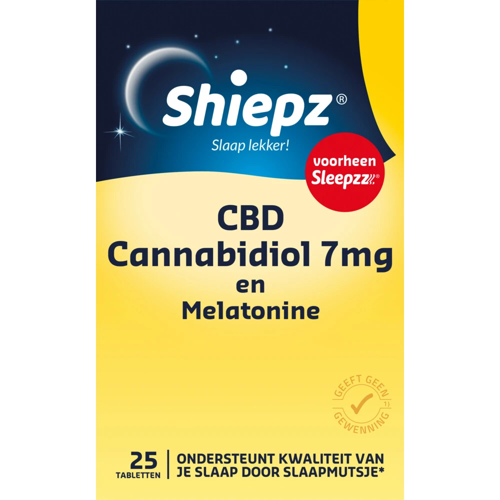 2x Shiepz Melatonine Met 7 Mg CBD 1 2x Shiepz Melatonine Met 7 Mg CBD