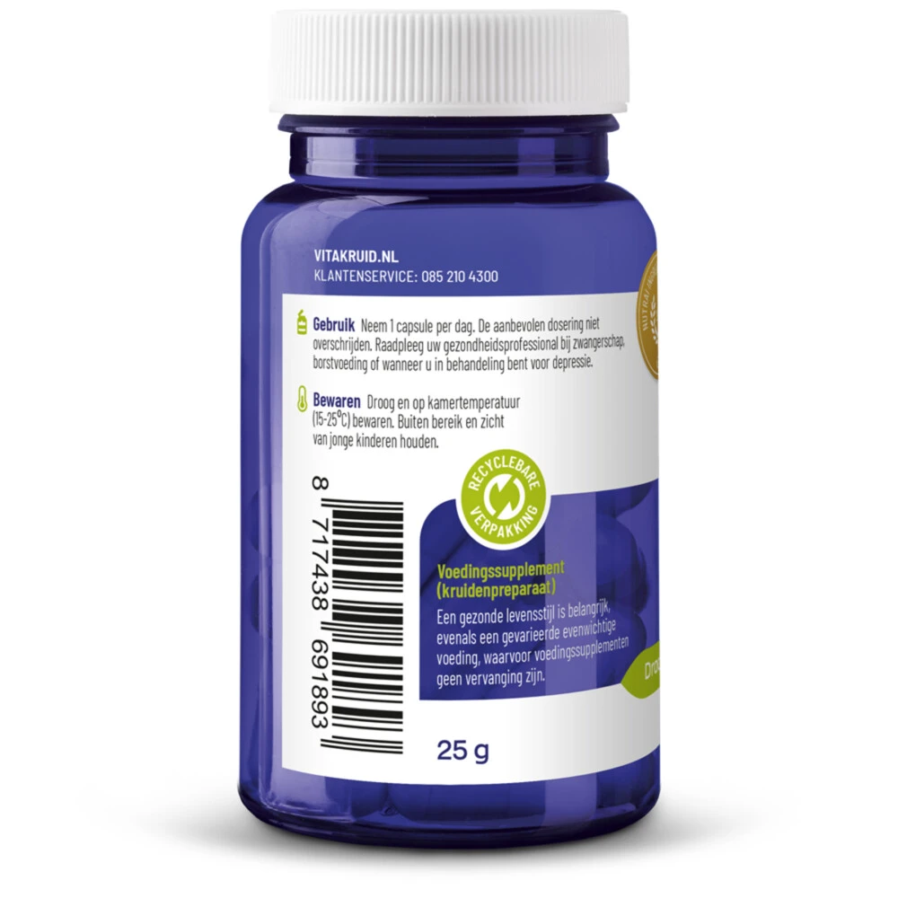 2x Vitakruid Saffraan 28 MG & Bioperine 2 2x Vitakruid Saffraan 28 MG & Bioperine - Afbeelding 2