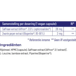2x Vitakruid Saffraan 28 MG & Bioperine 10 2x Vitakruid Saffraan 28 MG & Bioperine -Gezondheidsproducten Winkel 1036994 5
