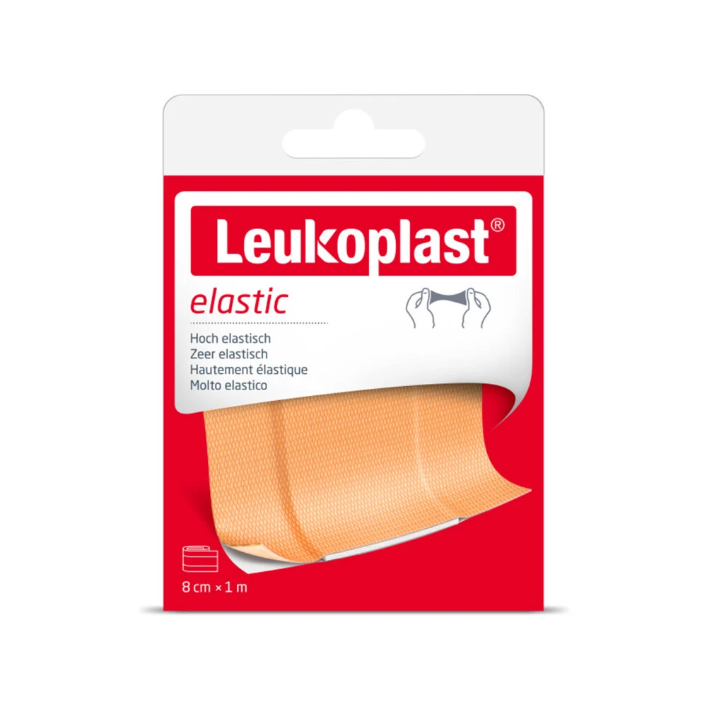 10x Leukoplast Elastic Wondpleisters Elastisch 1 M X 8 Cm 1 10x Leukoplast Elastic Wondpleisters Elastisch 1 M X 8 Cm