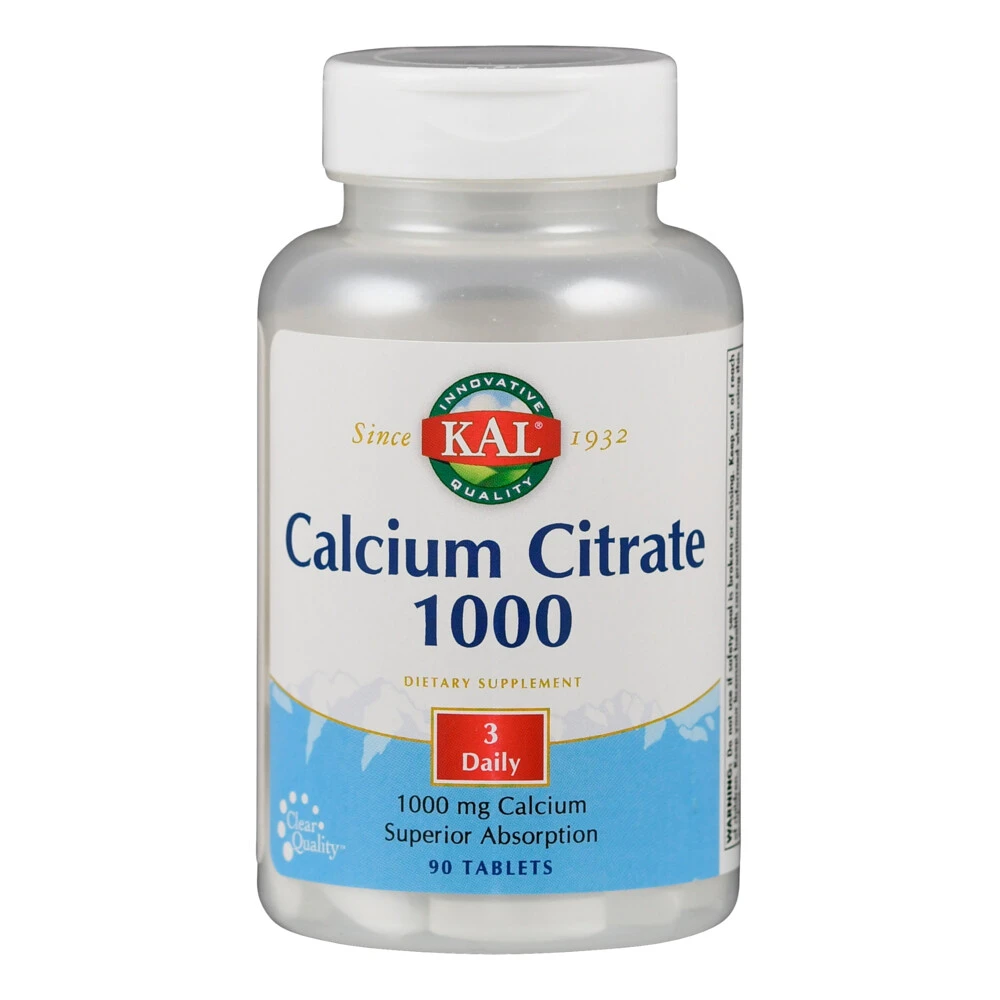 KAL Calcium Citraat 1000mg 1 KAL Calcium Citraat 1000mg
