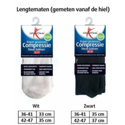 Lucovitaal Compressie Steun Sokken Zwart Maat 42-47 -Gezondheidsproducten Winkel 1039163 3