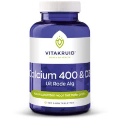 Vitakruid Calcium 400 & D3 Uit Rode Alg