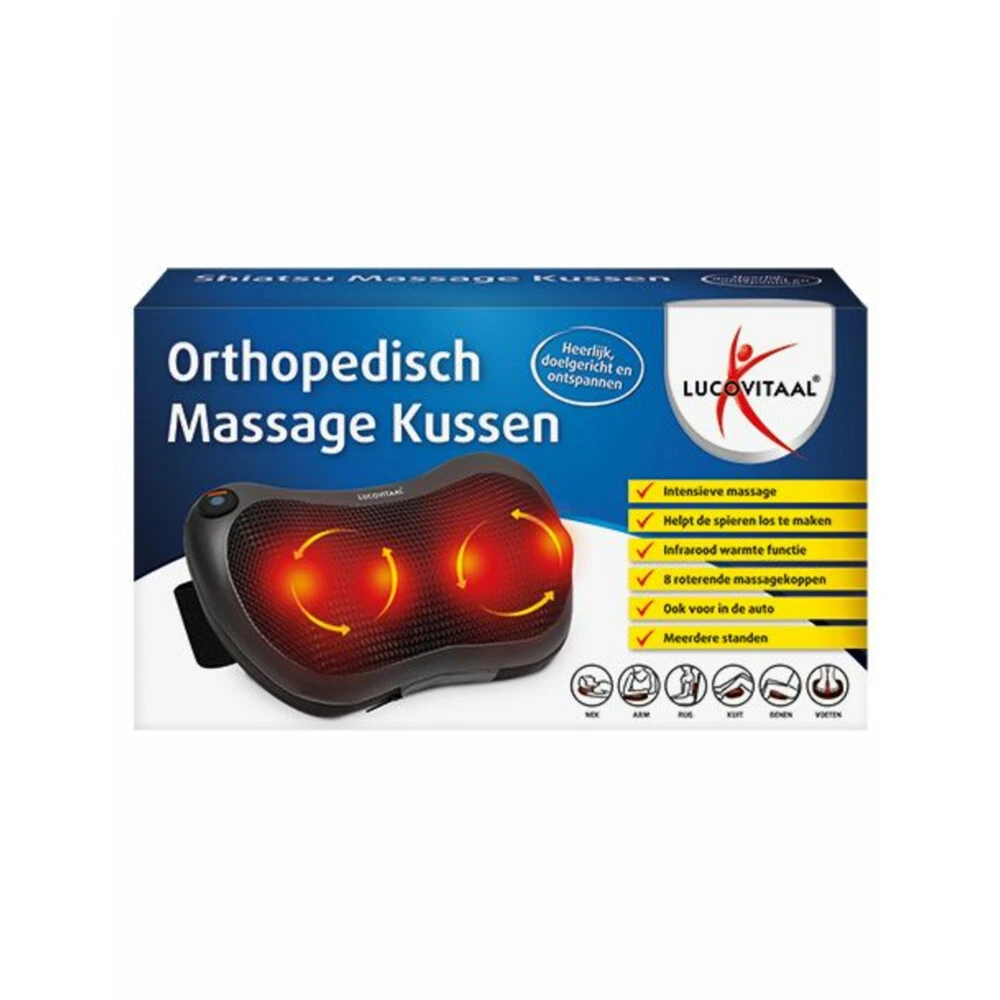 Lucovitaal Orthopedisch Massage Kussen Shiatsu 1 Lucovitaal Orthopedisch Massage Kussen Shiatsu