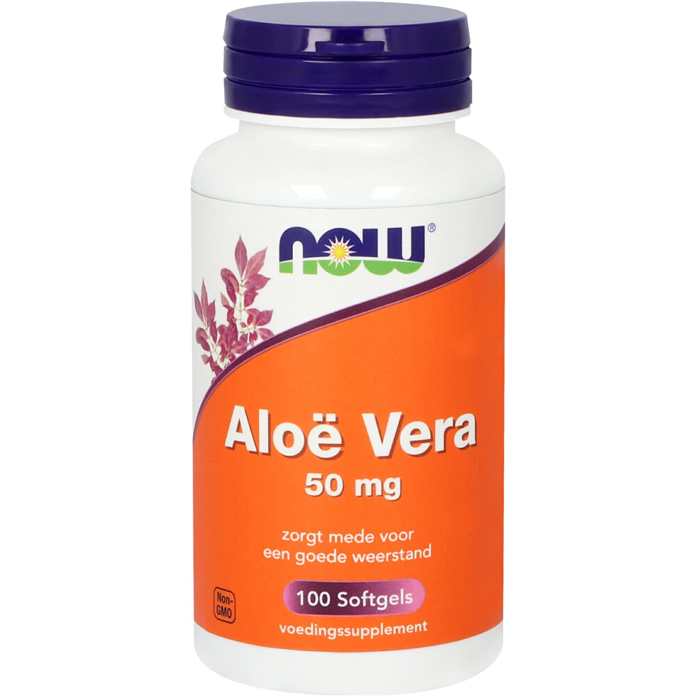 NOW Aloë Vera 50 Mg 1 NOW Aloë Vera 50 Mg