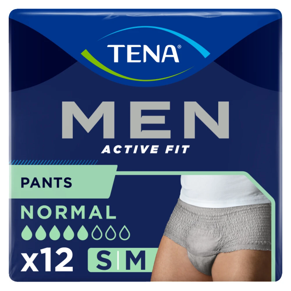 3x TENA Men Active Fit Normal Small/Medium 1 3x TENA Men Active Fit Normal Small/Medium