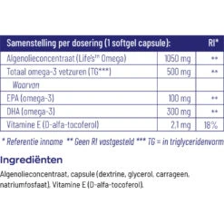 Vitakruid Omega 3 1000 TG Vegan -Gezondheidsproducten Winkel 1058227 4
