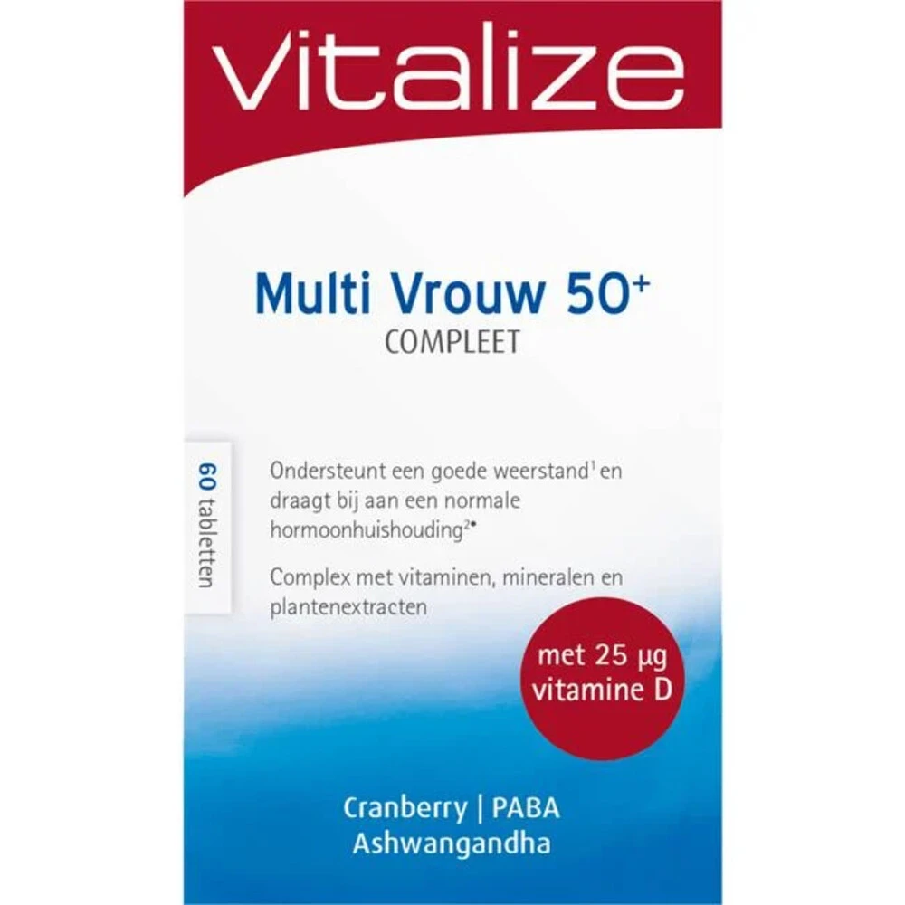 Vitalize Multi Vrouw 50+ 1 Vitalize Multi Vrouw 50+