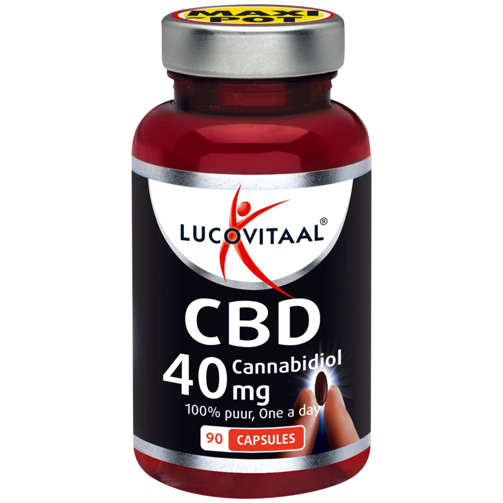 3x Lucovitaal CBD Cannabidiol 40mg Maxi Pot 1 3x Lucovitaal CBD Cannabidiol 40mg Maxi Pot