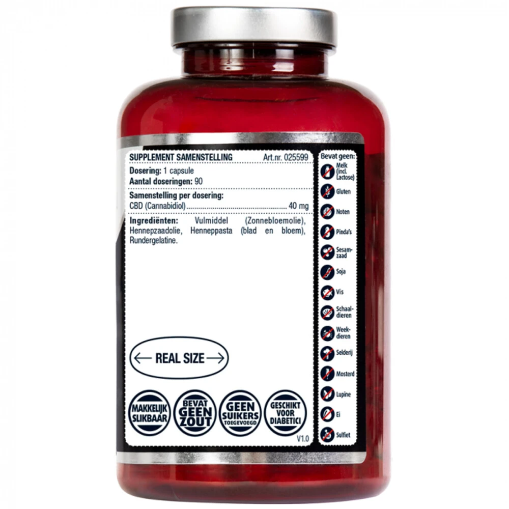 3x Lucovitaal CBD Cannabidiol 40mg Maxi Pot 2 3x Lucovitaal CBD Cannabidiol 40mg Maxi Pot - Afbeelding 2