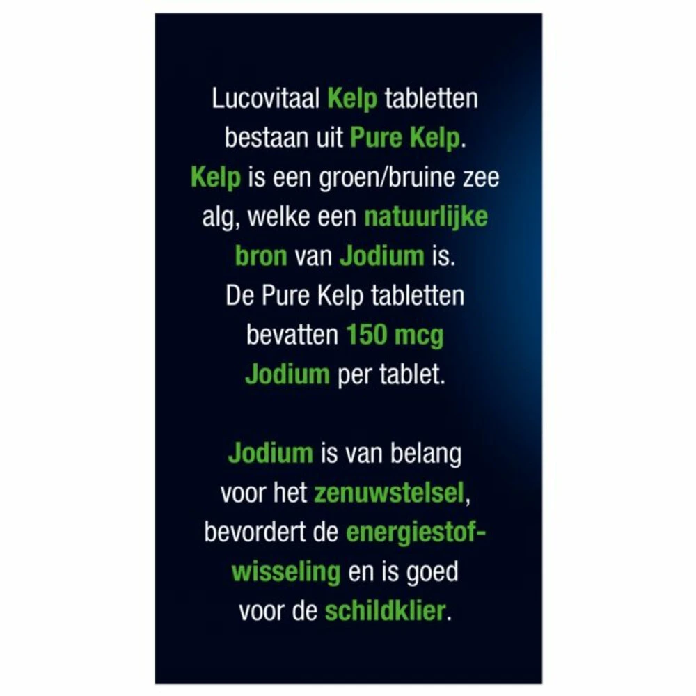 3x Lucovitaal Pure Kelp 4 3x Lucovitaal Pure Kelp - Afbeelding 4
