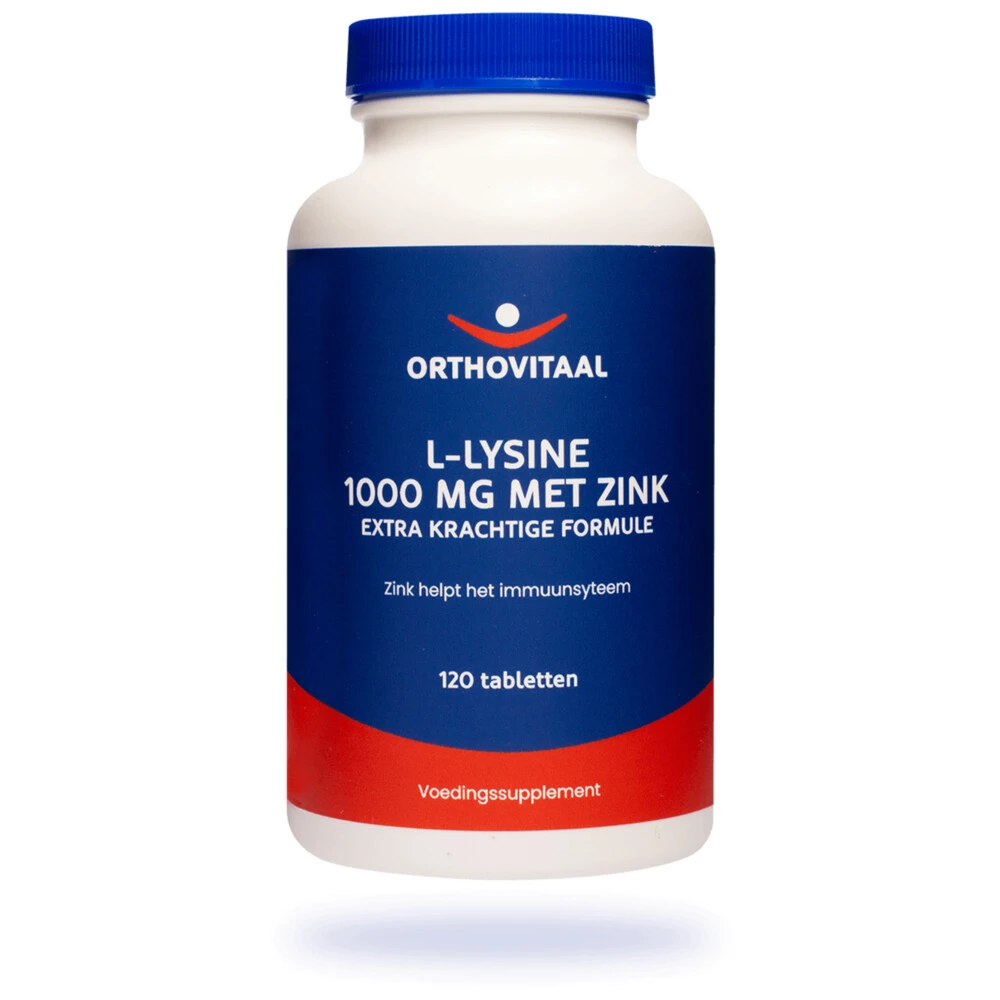 Orthovitaal L-Lysine 1000mg Met Zink 1 Orthovitaal L-Lysine 1000mg Met Zink