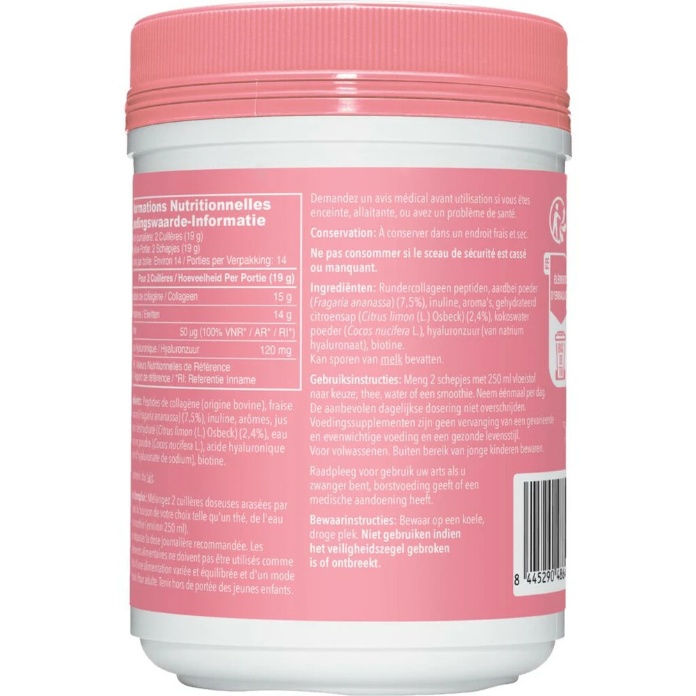 3x Vital Proteins Beauty Collageen Aardbei En Citroen 3 3x Vital Proteins Beauty Collageen Aardbei En Citroen - Afbeelding 3