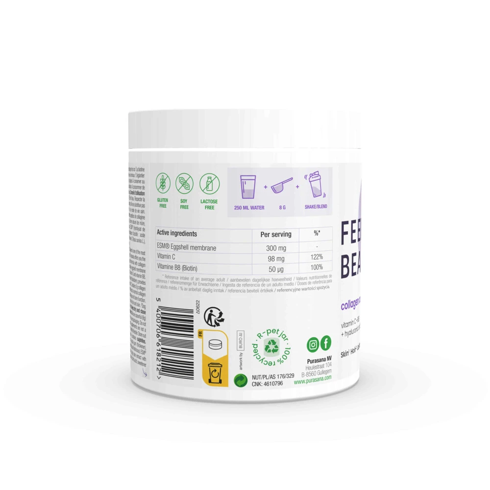 3x Purasana Collageen Zwarte Bes 3 3x Purasana Collageen Zwarte Bes - Afbeelding 3