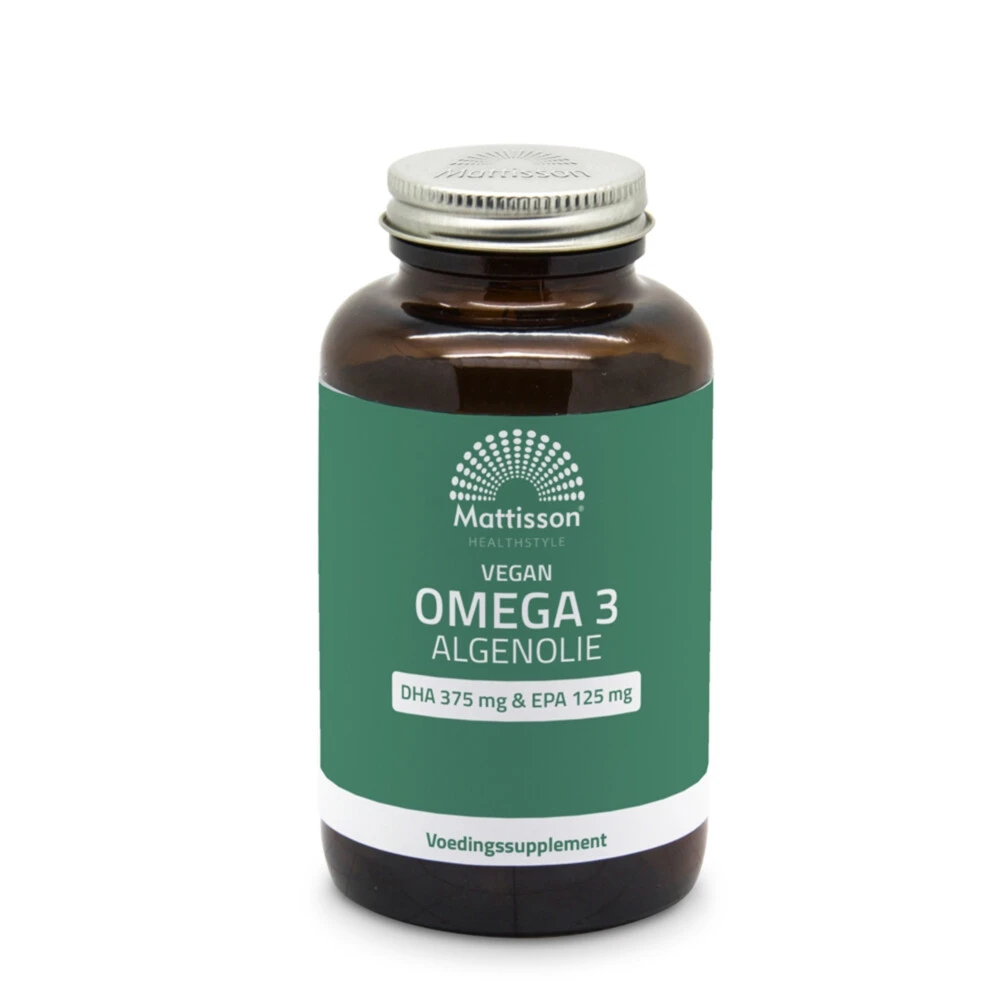 Mattisson HelathStyle Vegan Omega 3 Algenolie 375 DHA 125 EPA 1 Mattisson HelathStyle Vegan Omega 3 Algenolie 375 DHA 125 EPA