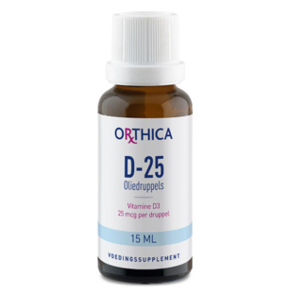 Orthica Vitamine D-25 Oliedruppels 2 Orthica Vitamine D-25 Oliedruppels - Afbeelding 2