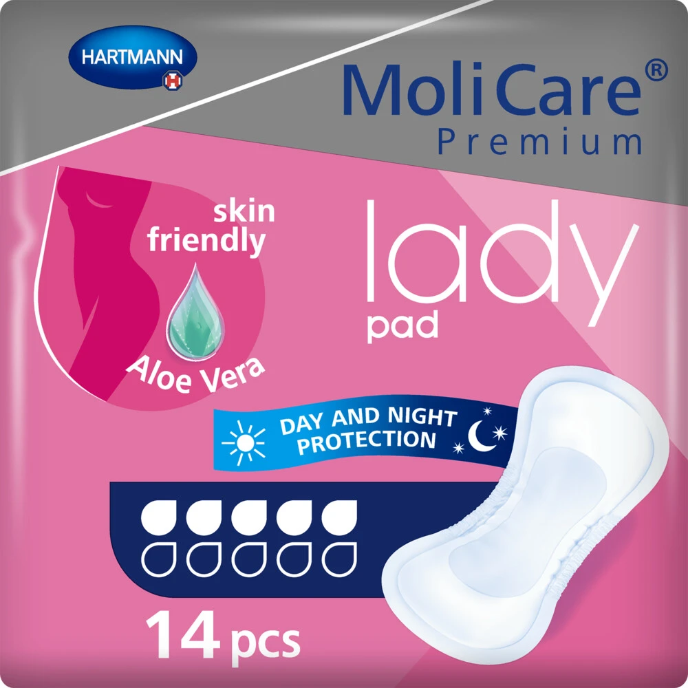 4x Molicare Premium Lady Pad 5 Druppels 1029ml Absorptie 1 4x Molicare Premium Lady Pad 5 Druppels 1029ml Absorptie