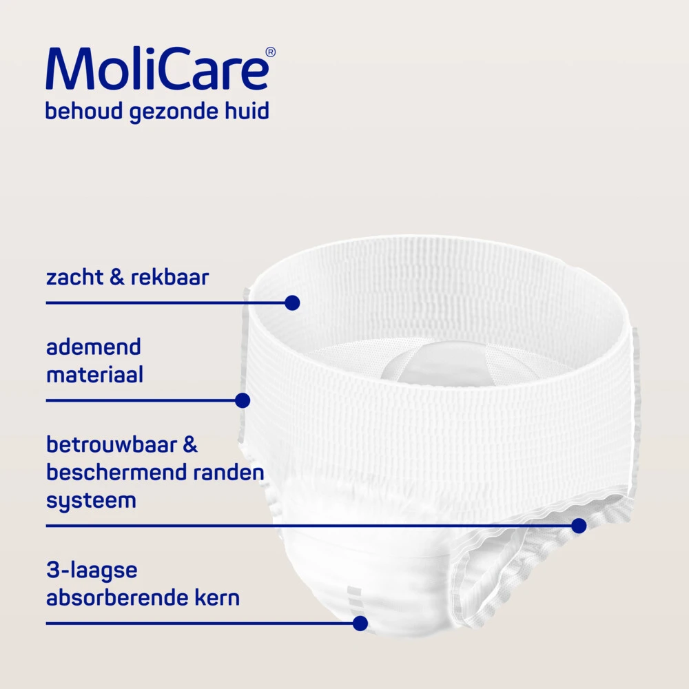 Molicare Premium Mobile 6 Druppels XL 1963 Ml Absorptie 2 Molicare Premium Mobile 6 Druppels XL 1963 Ml Absorptie - Afbeelding 2