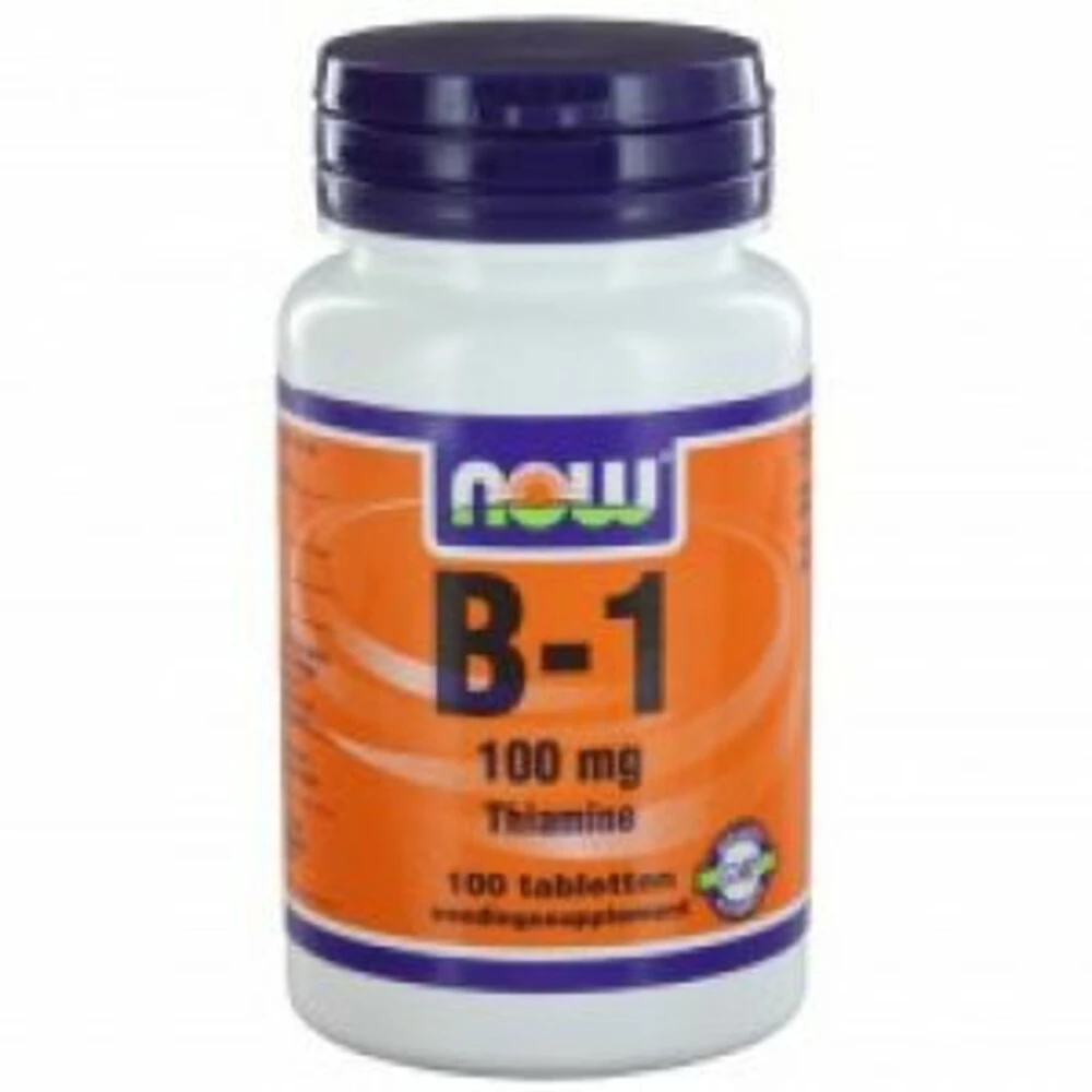 NOW Vitamine B1 100mg 1 NOW Vitamine B1 100mg