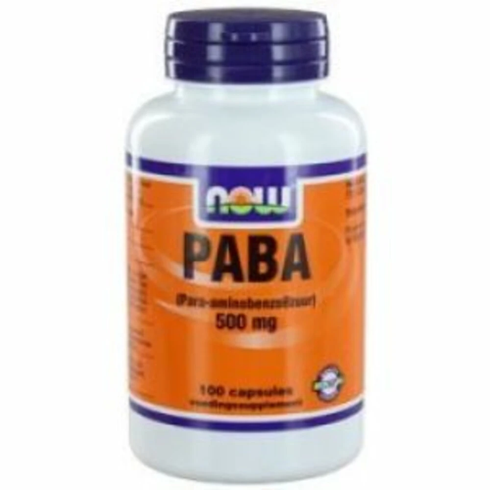 NOW Paba 500mg 1 NOW Paba 500mg