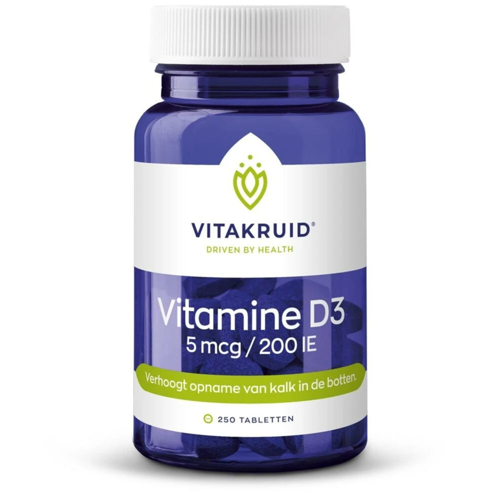 Vitakruid Vitamine D3 - 5 Mcg 1 Vitakruid Vitamine D3 - 5 Mcg