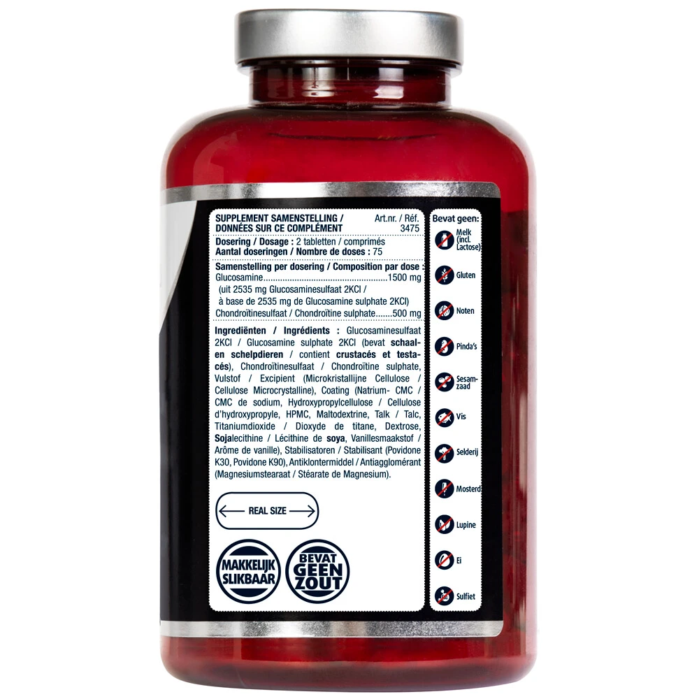 Lucovitaal Glucosamine Chondroïtine 1500/500 Mg 2 Lucovitaal Glucosamine Chondroïtine 1500/500 Mg - Afbeelding 2