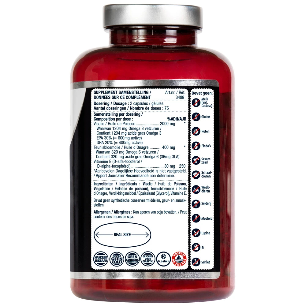 Lucovitaal Super Visolie Omega 3 2 Lucovitaal Super Visolie Omega 3 - Afbeelding 2